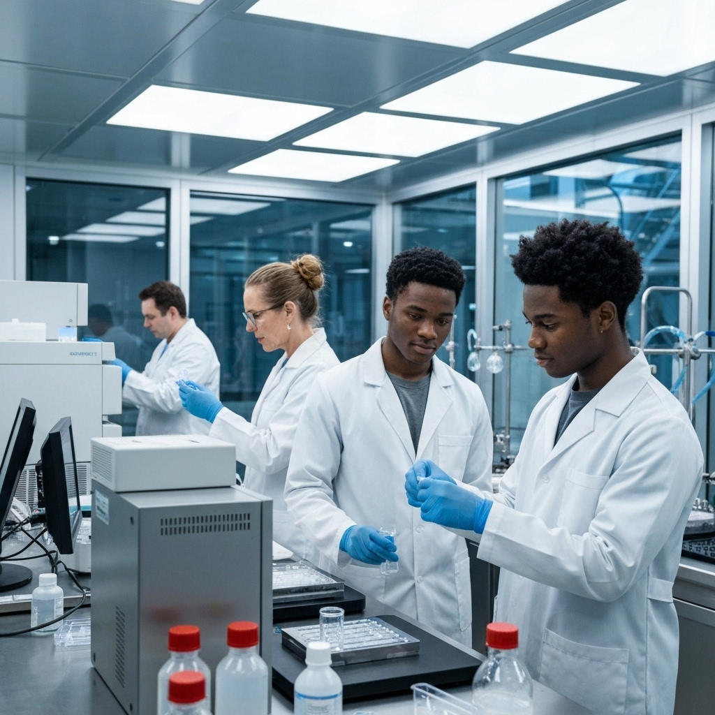 Biotech & Pharmaceutical Research laboratory environment